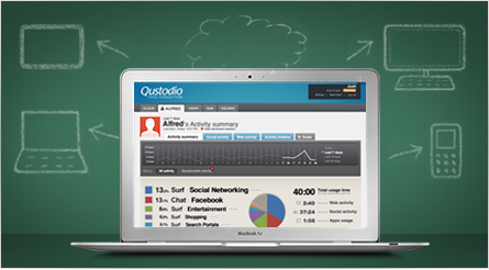 screenshot of Qustodio for Schools